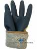 Перчатки утепленные, двойной облив -40С, покрытые вспененным нитрилом - Производство и оптовая продажа хлопчатобумажных перчаток с ПВХ-покрытием, Екатеринбург