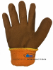 Перчатка акриловая 3/4 облив коричневая.  - Производство и оптовая продажа хлопчатобумажных перчаток с ПВХ-покрытием, Екатеринбург