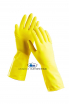 Перчатки латексные хозяйственные без напыления, размер S/M/L/XL - Производство и оптовая продажа хлопчатобумажных перчаток с ПВХ-покрытием, Екатеринбург