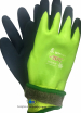 Перчатки утепленные, двойной облив -30С, покрытые  вспененным нитрилом, зеленая - Производство и оптовая продажа хлопчатобумажных перчаток с ПВХ-покрытием, Екатеринбург