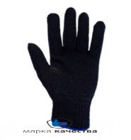 Перчатки х/б (чёрные)  - Производство и оптовая продажа хлопчатобумажных перчаток с ПВХ-покрытием, Екатеринбург