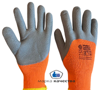 ЗП-0050 Перчатки зимние с вспененным латексом 3/4 12/360  - Производство и оптовая продажа хлопчатобумажных перчаток с ПВХ-покрытием, Екатеринбург